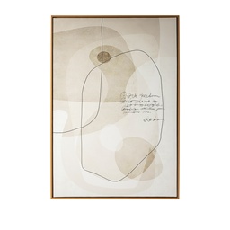[230027059] Cuadro B&W abstracto 1 70x100cm