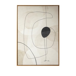 [230027061] Cuadro B&W abstracto 3 70x100cm